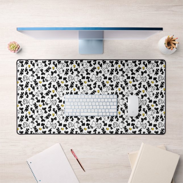 Peanuts |  Snoopy & Woodstock Shadow Pattern Desk Mat (Office 1)
