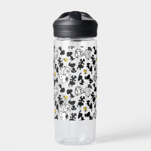 Peanuts    Snoopy & Woodstock Shadow Pattern Water Bottle