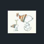 Peanuts | Snoopy & Woodstock Ski Trip Canvas Print<br><div class="desc">Check out this fun Peanuts design featuring Snoopy and Woodstock.</div>