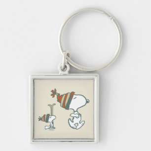 Peanuts   Snoopy & Woodstock Ski Trip Key Ring