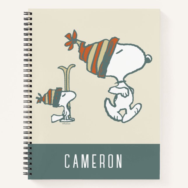 Peanuts | Snoopy & Woodstock Ski Trip Notebook (Front)