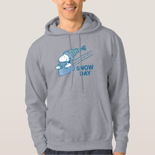 Peanuts   Snoopy & Woodstock Sledding Hoodie