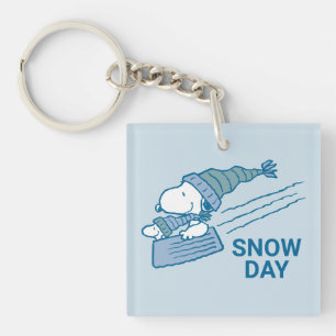 Peanuts   Snoopy & Woodstock Sledding Key Ring