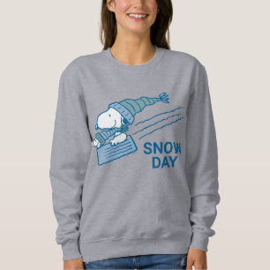 Peanuts Snoopy & Woodstock Sledding Sweatshirt