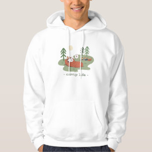 Peanuts Snoopy & Woodstock Sleeping Campers Hoodie