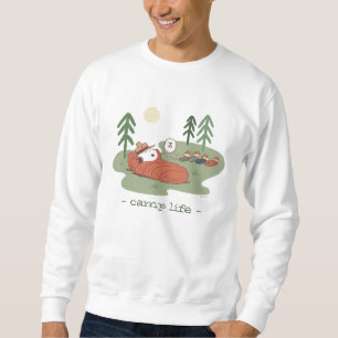 Peanuts Snoopy & Woodstock Sleeping Campers Sweatshirt