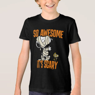 Peanuts   Snoopy & Woodstock So Awesome It's Scary Tri-Blend Shirt