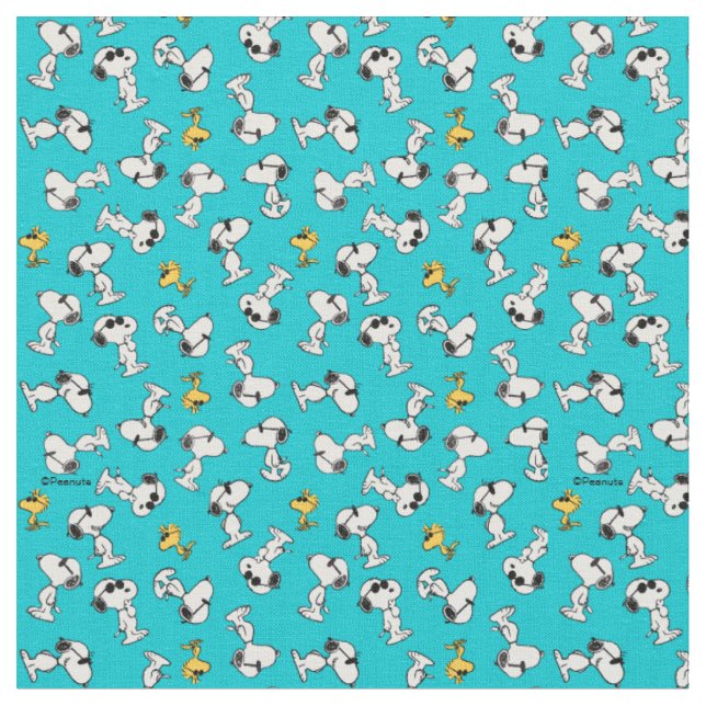 Peanuts | Snoopy & Woodstock Sunglasses Fabric (Close Up)