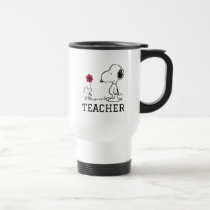 PEANUTS Snoopy & Woodstock Teacher Travel Mug