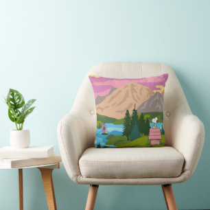 Peanuts   Snoopy & Woodstock The Great Outdoors Cushion