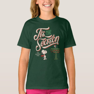 Peanuts Snoopy & Woodstock Tis The Season T-Shirt