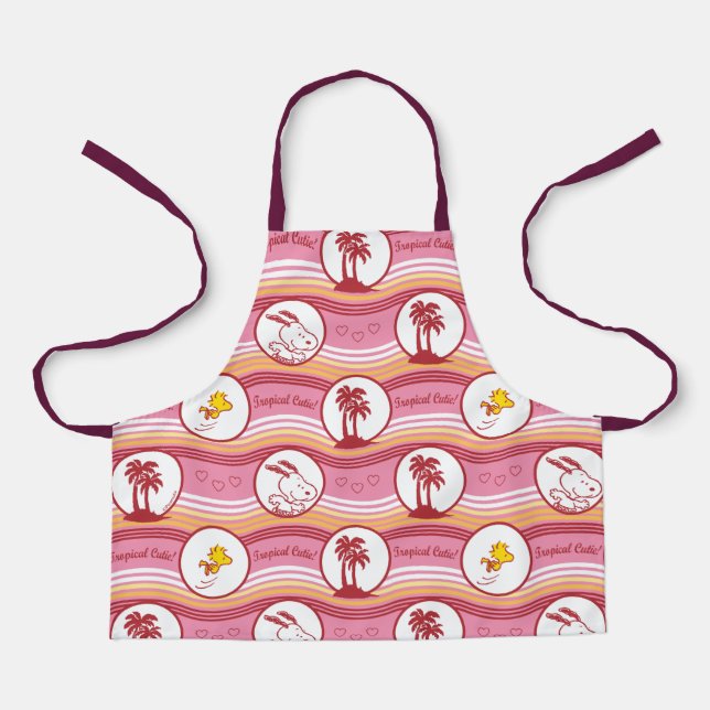 Peanuts | Snoopy & Woodstock Tropical Cutie Apron (Front)