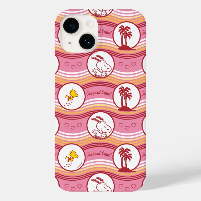 Peanuts | Snoopy & Woodstock Tropical Cutie Case-Mate iPhone Case (Back)