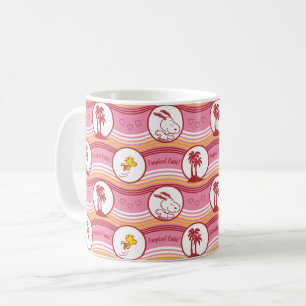Peanuts   Snoopy & Woodstock Tropical Cutie Coffee Mug