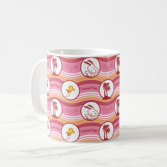 Peanuts | Snoopy & Woodstock Tropical Cutie Coffee Mug (Front Left)