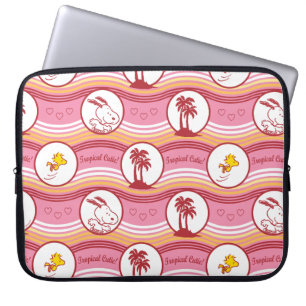 Peanuts   Snoopy & Woodstock Tropical Cutie Laptop Sleeve