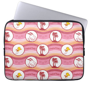 Peanuts   Snoopy & Woodstock Tropical Cutie Laptop Sleeve
