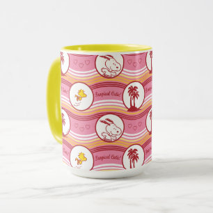 Peanuts   Snoopy & Woodstock Tropical Cutie Mug