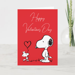 Peanuts   Snoopy & Woodstock Valentine Holiday Card