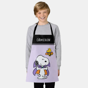 Peanuts Snoopy Woodstock Vampire Halloween Apron