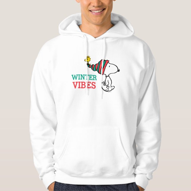 Peanuts | Snoopy & Woodstock Warm Wishes Hoodie (Front)