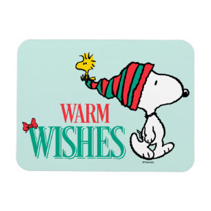 Peanuts   Snoopy & Woodstock Warm Wishes Magnet
