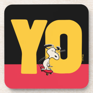 Peanuts Snoopy YO Skateboard Coaster