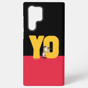 Peanuts Snoopy YO Skateboard Samsung Galaxy Case