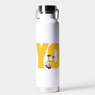 Peanuts   Snoopy YO Skateboard Water Bottle
