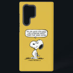Peanuts | Snoopy You Can't Waist Your Whole Life Samsung Galaxy Case<br><div class="desc">Snoopy,  the beloved beagle from the Peanuts comic strip,  offers a wise perspective on worrying through his humourous antics and philosophical musings. This design features one of his bits of advice.</div>