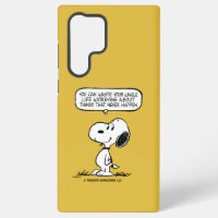 Peanuts | Snoopy You Can't Waist Your Whole Life