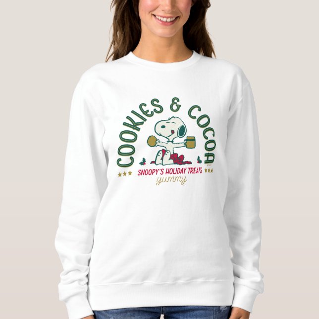 Peanuts | Snoopy's Cookies & Cocoa Sweatshirt (Front)