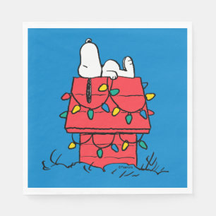Peanuts Snoopy's Dog House With Lights Napkin