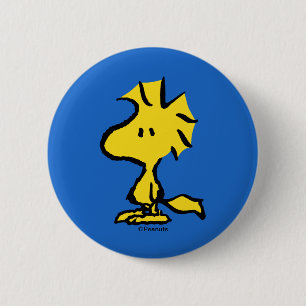 Peanuts   Snoopy's Friend Woodstock 6 Cm Round Badge