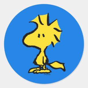 Peanuts   Snoopy's Friend Woodstock Classic Round Sticker