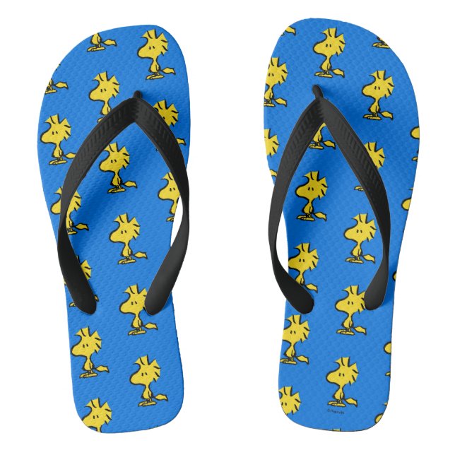 Peanuts | Snoopy's Friend Woodstock Flip Flops (Footbed)