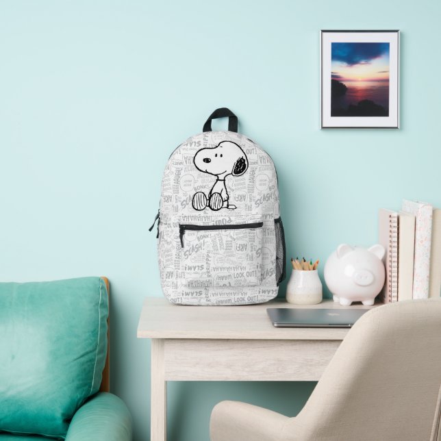 Peanuts | Snoopy's Friend Woodstock Printed Backpack (Insitu)