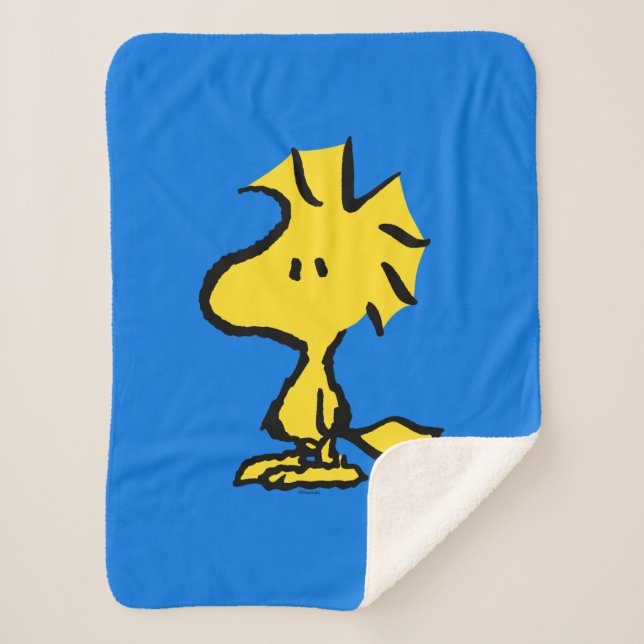 Peanuts | Snoopy's Friend Woodstock Sherpa Blanket (Front)