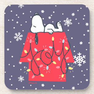 Peanuts Snoopy's Holiday Dreamer Coaster