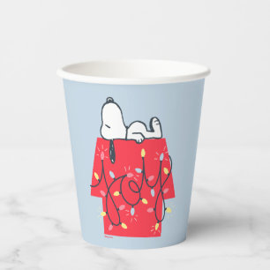 Peanuts   Snoopy's Holiday Dreamer Paper Cups