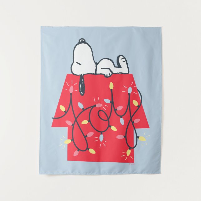 Peanuts | Snoopy's Holiday Dreamer Tapestry (Front)