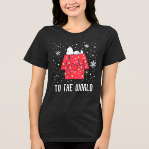 Peanuts Snoopy's Holiday Dreamer Tri-Blend Shirt
