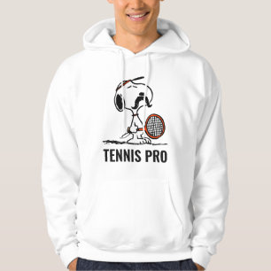 Peanuts Snoopy's Moustache Playing Tennis Hoodie