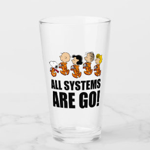 Peanuts Space Glass
