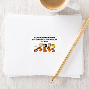 Peanuts Space Label