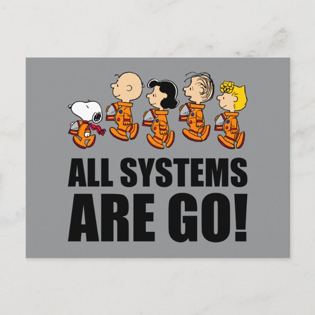 Peanuts | Space Postcard (Front)
