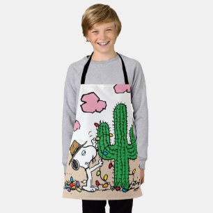 Peanuts   Spike Decorates for Christmas Apron