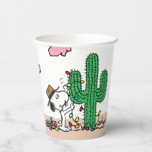 Peanuts   Spike Decorates for Christmas Paper Cups