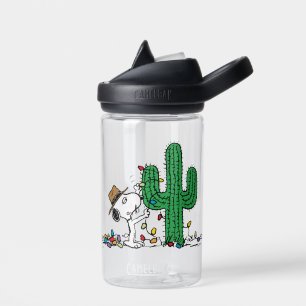 Peanuts   Spike Decorates for Christmas Water Bottle