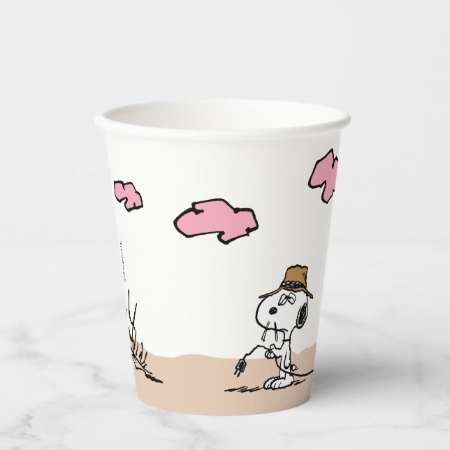 Peanuts | Spike Decorates for the Holiday Paper Cups (Front)